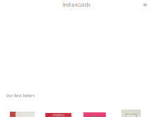Tablet Screenshot of indiancards.co.uk